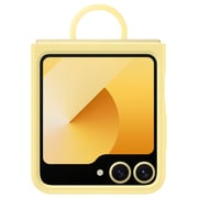 Samsung Silicone Case With Ring Yellow Galaxy Z Flip 6