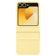 Samsung Flap Vegan Leather Case Yellow Galaxy Z Flip 6
