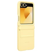 Samsung Flap Vegan Leather Case Yellow Galaxy Z Flip 6