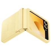 Samsung Flap Vegan Leather Case Yellow Galaxy Z Flip 6