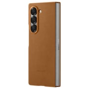 Samsung Vegan Leather Case Brown Galaxy Z Fold 6