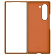 Samsung Vegan Leather Case Brown Galaxy Z Fold 6