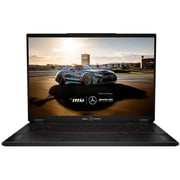 MSI Stealth 18 Mercedes-AMG Motorsport Gaming (2024) Laptop - 1st Series / Intel Core Ultra 9-185H / 18inch / 2TB SSD / 32GB RAM / 12GB NVIDIA GeForce RTX 4080 Graphics / Windows 11 Home / English & Arabic Keyboard / Black /Middle East Version-[A1V A1VHG]