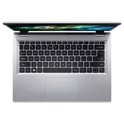 Acer Aspire 3 (2024) Notebook - AMD Ryzen 7-5700U / 14inch WUXGA / 512GB SSD / 16GB RAM / Windows 11 Home / English & Arabic Keyboard / Pure Silver / Middle East Version - [A314-42P-R934]