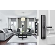LifeSmart Smart Door Lock C200 - IoT Smart Lock with Fingerprint / Password / Bluetooth / NFC / Mechanical Key / 360-Degree Fingerprint Recognition and Instant Handle Activation
