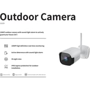 LifeSmart LS259 Outdoor Camera 1080P With Sound-Light Alarm to Actively Guard Your House 24/7