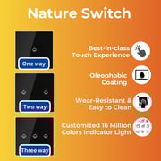 Smart Room Bundle - Smart Switches, Nature Mini Pro, Smart Control Panel, Curtain Motor Suite, DEFED Smart Station - Advanced Home Automation for Lighting, Climate, and Curtain Control