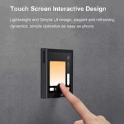 Aqara S3 Smart Zigbe LED Thermostat Touch Screen Panel Voice/Remote Control Support Sensing Temperature Humidity Work with Homekit APP