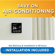 Save on Air Conditioning Bundle - Nature Mini Pro - Smart Home Control Panel, Advanced Thermostat, and Smart Home Integration for Energy Savings