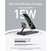 Anker MagSafe Foldable 3-in-1 Charger Bundle Black