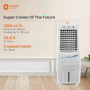 Orient Electric Supercool CP3001H 30L Personal Air Cooler - White