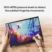 Asus Vivobook S 14 Flip 2-in-1 Convertible (2024) Laptop - AMD Ryzen 5-7430U / 14inch WUXGA / 512GB SSD / 8 GB RAM / Shared AMD Radeon Graphics / Windows 11 Home / English & Arabic Keyboard / Quiet Blue / Middle East Version - [TN3402YA-LZ327W]
