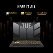 Asus TUF Gaming A15 (2024) Laptop - AMD Ryzen 7-7435HS / 15.6inch FHD / 1TB SSD / 16GB RAM / 6GB NVIDIA GeForce RTX 4050 Graphics / Windows 11 Home / English & Arabic Keyboard / Mecha Gray / Middle East Version - [FA507NUR-LP053W]