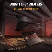 Asus TUF Gaming A15 (2024) Laptop - AMD Ryzen 7-7435HS / 15.6inch FHD / 512GB SSD / 8GB RAM / 4GB NVIDIA GeForce RTX 2050 Graphics / Windows 11 Home / English & Arabic Keyboard / Graphite Black / Middle East Version - [FA506NFR-HN004W]