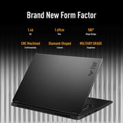 Asus TUF Gaming A14 (2024) Laptop - AMD Ryzen 7-8845HS / 14inch WQXGA / 1TB SSD / 16GB RAM / 6GB NVIDIA GeForce RTX 4050 Graphics / Windows 11 Home / English & Arabic Keyboard / Jaeger Gray / Middle East Version - [FA401UU-RG004W]