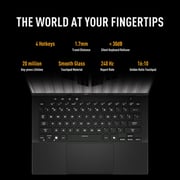 Asus TUF Gaming A14 (2024) Laptop - AMD Ryzen 7-8845HS / 14inch WQXGA / 1TB SSD / 16GB RAM / 6GB NVIDIA GeForce RTX 4050 Graphics / Windows 11 Home / English & Arabic Keyboard / Jaeger Gray / Middle East Version - [FA401UU-RG004W]