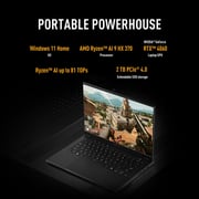 Asus TUF Gaming A14 (2024) Laptop - AMD Ryzen AI 9 HX 370 / 14inch WQXGA / 2TB SSD / 32GB RAM / 8GB NVIDIA GeForce RTX 4060 Graphics / Windows 11 Home / English & Arabic Keyboard / Jaeger Gray / Middle East Version - [FA401WV-RG011W]