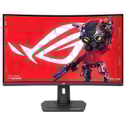 Asus ROG Strix XG32WCS USB Type-C Gaming Monitor - 32inch (31.5 viewable) 2560x1440, Curved, 180Hz (Above 144Hz), 1ms (GTG), Fast VA, Extreme Low Motion Blur Sync, USB Type-C, FreeSync, DisplayWidget Center, Tripod Socket, HDR