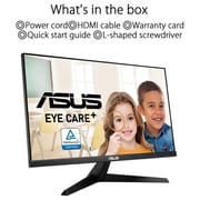 Asus VY279HGE Eye Care Gaming Monitor - 27inch FHD (1920 x 1080), IPS, 144Hz, IPS, SmoothMotion, 1ms (MPRT), FreeSync Premium, Eye Care Plus technology, Blue Light Filter, Flicker Free, Antibacterial Treatment