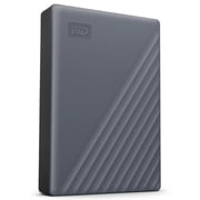Western Digital My Passport Portable Hard Drive 6TB Grey WDBY3J0060BGY-WESN