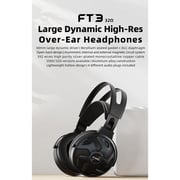 FiiO FT3 Open Back Wired Over Ear Headphones Black
