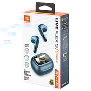 JBL Live Flex 3 True Wireless Earbuds with ANC, Open-Stick, Blue – LIVE FLEX 3
