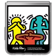 Samsung SLBS Keith Haring Flipsuit Card Case Yellow Galaxy Z Flip6