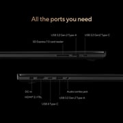 آسوس كمبيوتر ProArt P16 OLED (2024) AI - AMD رايزن AI 9 HX 370 / 16 بوصة 4K / 2 تيرابايت SSD / 32 جيجا رام / 8 جيجا نفيديا جيفورس RTX 4060 جرافيكس / ويندوز 11 هوم / لوحة مفاتيح بالإنجليزية والعربية / نانو أسود / إصدار الشرق الأوسط [ H7606WV-ME088X]