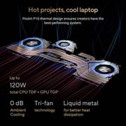 Asus ProArt P16 OLED Gaming (2024) Laptop - AMD Ryzen AI 9 HX 370 / 16inch 4K / 2TB SSD / 32GB RAM / 8GB NVIDIA GeForce RTX 4060 Graphics / Windows 11 Home / English & Arabic Keyboard / Nano Black / Middle East Version - [H7606WV-ME088X] - Pre-order
