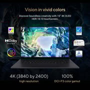 Asus ProArt P16 OLED Gaming (2024) Laptop - AMD Ryzen AI 9 HX 370 / 16inch 4K / 2TB SSD / 32GB RAM / 8GB NVIDIA GeForce RTX 4060 Graphics / Windows 11 Home / English & Arabic Keyboard / Nano Black / Middle East Version - [H7606WV-ME088X] - Pre-order