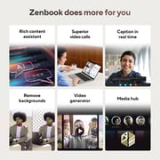 Asus Zenbook S 16 OLED (2024) Laptop - AMD Ryzen AI 9 HX 370 / 16inch 3K / 2TB SSD / 32GB RAM / Shared AMD Radeon 890M Graphics / Windows 11 Home / English & Arabic Keyboard / Scandinavian White / Middle East Version - [UM5606WA-RK233W] - Pre-order