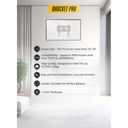 Bracket Pro Fixed TV Mount Black