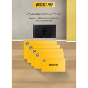 Bracket Pro Fixed TV Mount Black