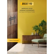 Bracket Pro Fixed TV Mount Black
