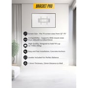 Bracket Pro Fixed TV Mount Black