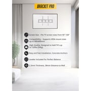 Bracket Pro Fixed TV Mount Black