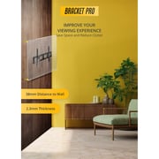 Bracket Pro Fixed TV Mount Black