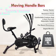 Sparnod Fitness Upright Air Exercise Bike Cycle SAB-05_T
