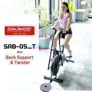 Sparnod Fitness Upright Air Exercise Bike Cycle SAB-05_T