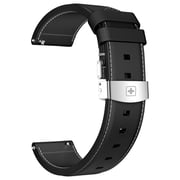 Swiss Military Leather Strap Black