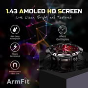 ArmFit Hulk Smartwatch Black