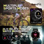 ArmFit Hulk Smartwatch Black