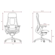 AFTERWORK GX Super Ergonomic Gaming Chair Maroon