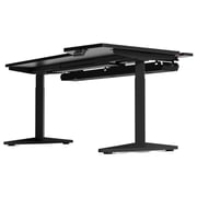 AFTERWORK RGB Ergonomic Height Adjustable Gaming Desk Black