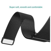 Fitit Milanese Loop Black and Woven Loop Large Blue Bundle 2 in 1 For Apple Watch 38/40/41mm - FIT-41WSB-MILBK&WVBL-L