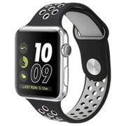 Fitit Silicone Strap Black/Grey and Silicon Blue Bundle 2 in 1 For Apple Watch 41/38/40mm - FIT-41WSB-SILNIKBK&SILBL