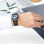 Fitit Silicone Strap Black/Grey and Silicon Blue Bundle 2 in 1 For Apple Watch 41/38/40mm - FIT-41WSB-SILNIKBK&SILBL