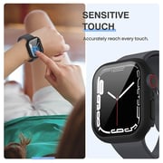 Fitit Silicone Strap Large Black and Bumper Bundle 2 in 1 For Apple Watch 42/44/45/49mm - FIT-45WSB-SILBLK-L