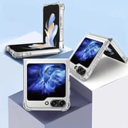 E-Den Case With Screen Protector Clear Galaxy Z Flip6