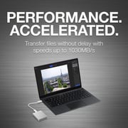 Seagate Portable Solid State Drive USB 3.2 1TB Silver STKG1000401